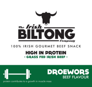 Irish Biltong - Droewors Packaging Front