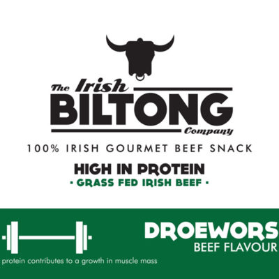 Irish Biltong - Droewors Packaging Front