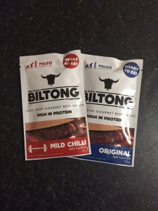Craig Ronaldson with Irish Biltong