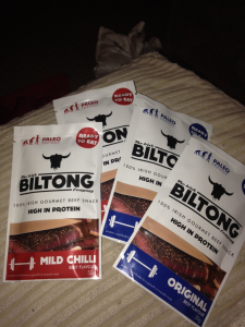 Jordan Coughlan with Irish Biltong