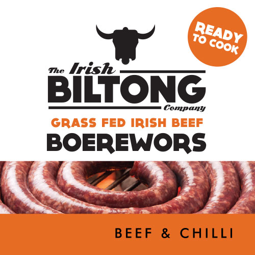Irish Biltong Boerewors - Beef and Chilli